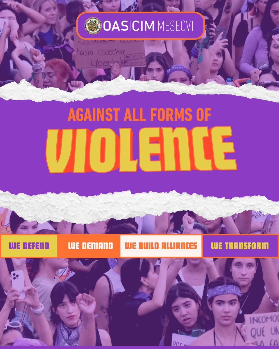 📣 All women and girls have the right to live free from violence.

✊🏽We defend
🗣️We demand.
💜We build alliances.
🌀We transform.

We unite against all forms of violence 🙋🏽‍♀️

#16Days #25N