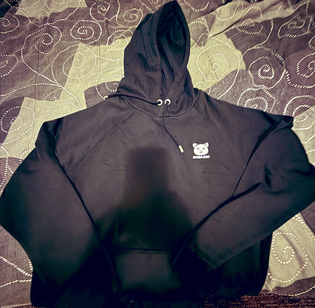 Holy crap! Someone stole my Boba Cat hoodie a while back and I posted about it because I was sad, <a href="/BobaCatOfficial/">Boba Cat</a> actually sent me a replacement! I can’t believe how nice they are! It’s such a high quality hoodie too and is so comfortable. Thanks you soooooo much