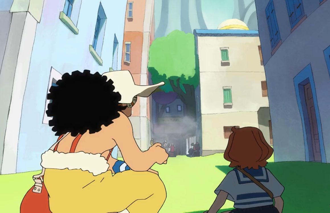 M0CAIN's tweet image. theres something so incredibly precious about in a special about the normal people in the op world usopp is one of of only one out of the strawhats to directly talk to someone and even get down on her level to help it just makes me warm inside 🥺🥺🥺