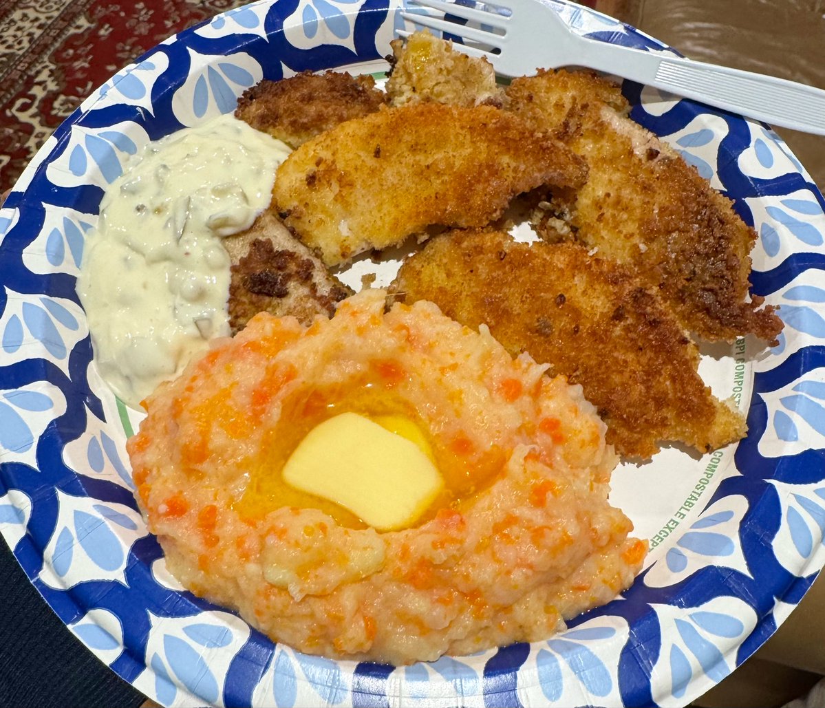Fried with butter porgy’s and root mash. 😋 Nothing beats fresh caught bottom fish.