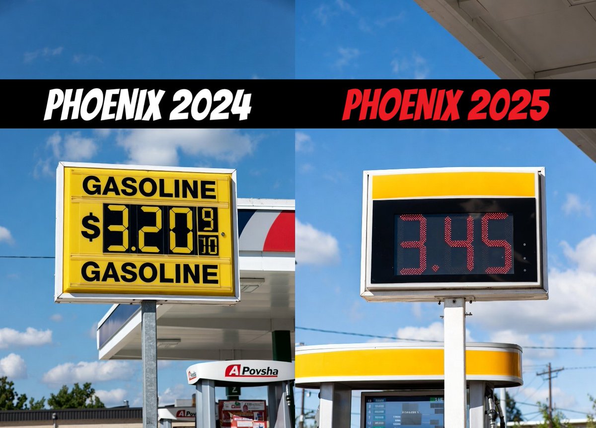 BehindBrandApp's tweet image. Why is the Government Gaslighting 
the American people? ⛽️💸

2025 Gas prices are Higher in Arizona 💰
Compared to gas prices in 2024.
In fact they have been going up lately...
#AmericaFirst #Gaslighting #gasprices #government #Inflation #Trump #Arizona