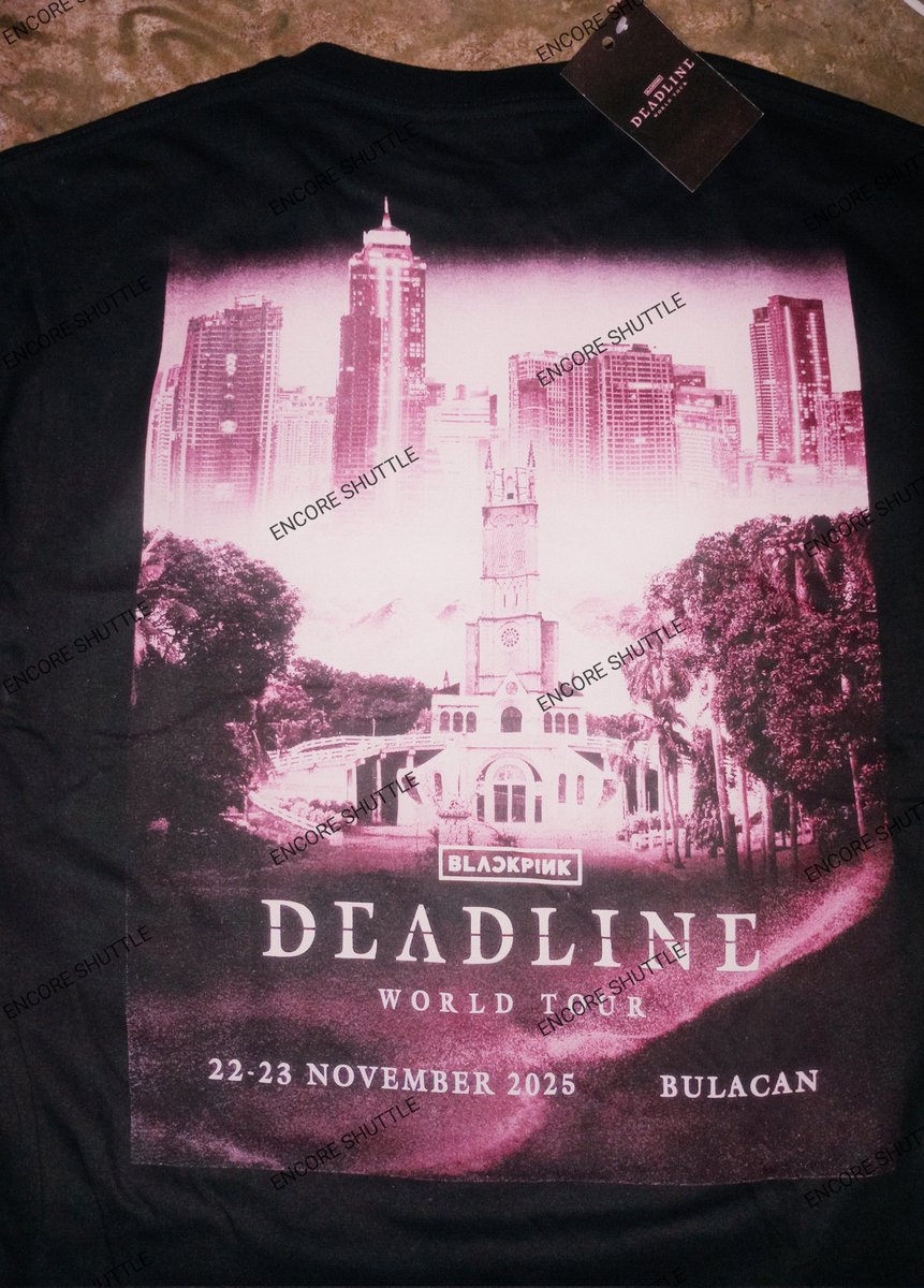 encorex_shuttle's tweet photo. WTS LFB 

BLACKPINK DEADLINE WORLDTOUR MERCH

*CITY EXCLUSIVE TEE- P3,200

CAN DO MEET UP TRANSACTION AT CUBAO QC

#DEADLINE_IN_BULACAN
#DEADLINE_IN_BULACANDay2
#DEADLINETOUR
#BLACKPINK https://t.co/Yz0XQjT6Xo