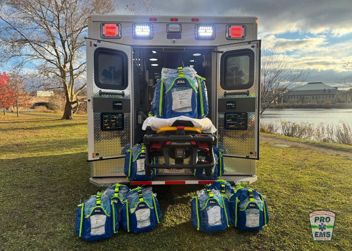 Pro EMS, in partnership with MDPH and OPEM, has placed 20 Zoll Ventilators into service. For years, Pro has utilized both the Zoll EMV+ ventilators in the inter-facility setting, and this program adds capacity in the 911 setting. Thank you, MDPH &amp; OPEM, for your partnership.
