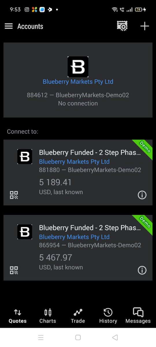 MondalSudh54089's tweet image. I just got my BlueberryFunded account terminated right after passing the challenge.
They claimed “KYC/AML issues” without showing any proof and refused my payout.
Traders, be careful before trusting these firms.

#PropFirm #ScamAlert #Forex #BlueberryFunded #TradingCommunity