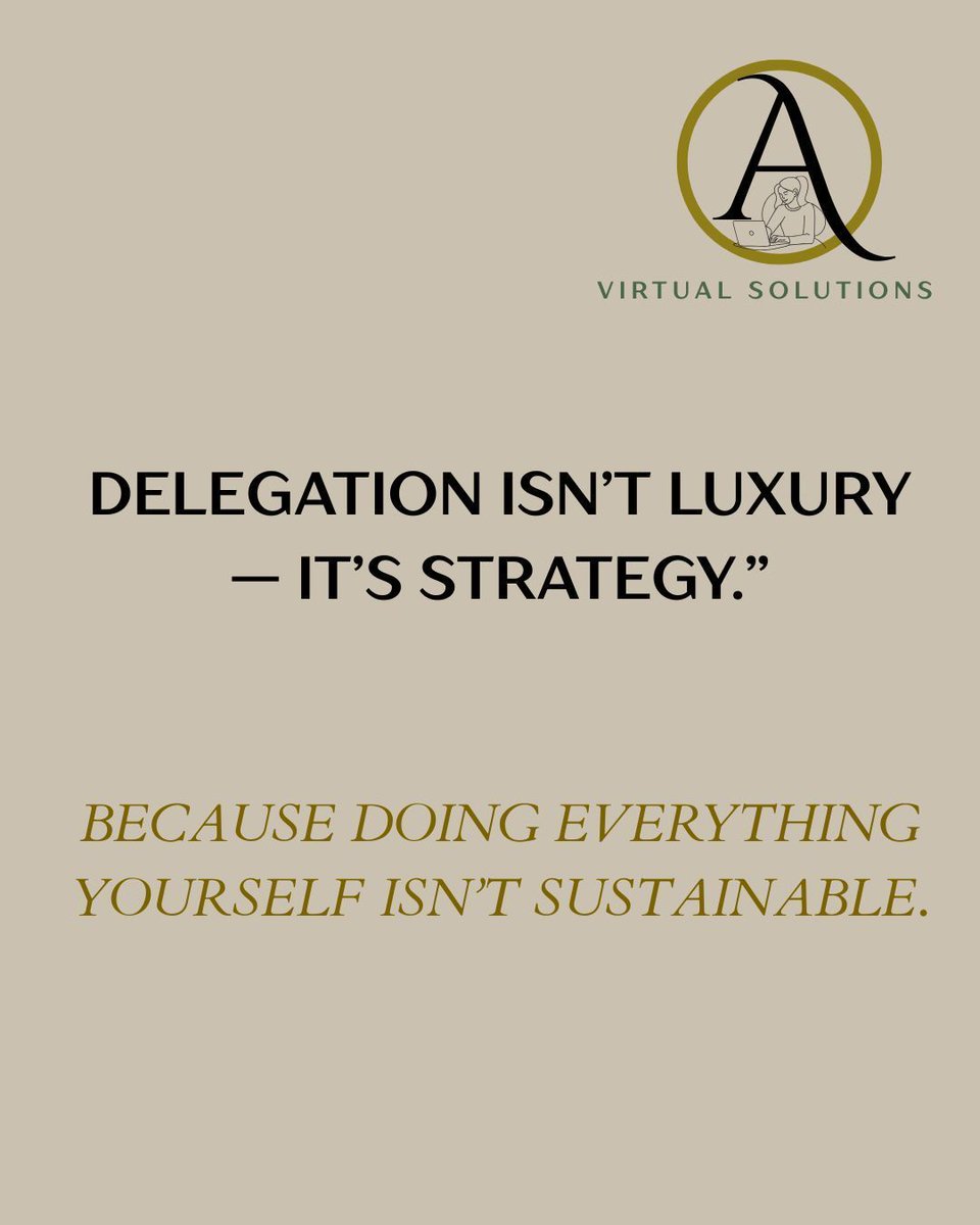 arleneagnir's tweet image. Your business doesn’t need you to work harder, it needs you to work smarter.
#AspireVirtualSolutions #DelegateToGrow #WorkSmarterNotHeavier #SmallBusinessSupport #VirtualAssistantPH #BusinessClarity #ScaleWithSupport #WorkloadRelief #TimeFreedomForEntrepreneurs