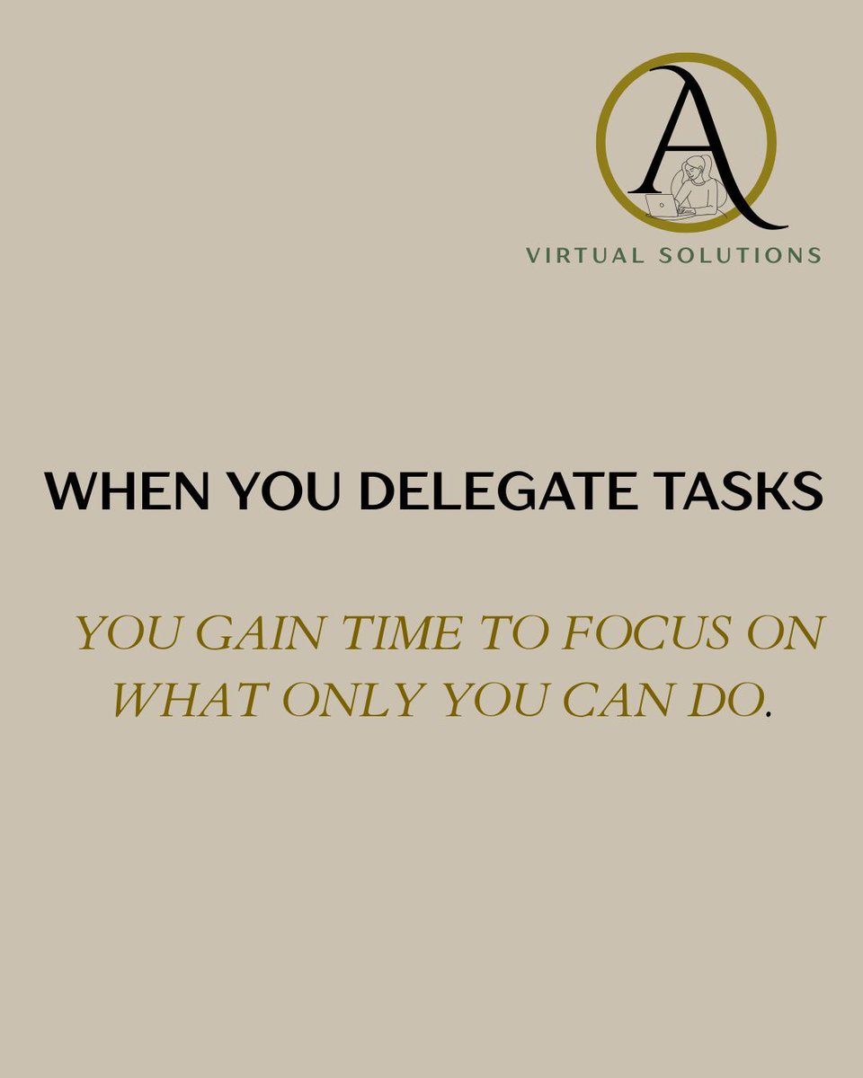 arleneagnir's tweet image. Your business doesn’t need you to work harder, it needs you to work smarter.
#AspireVirtualSolutions #DelegateToGrow #WorkSmarterNotHeavier #SmallBusinessSupport #VirtualAssistantPH #BusinessClarity #ScaleWithSupport #WorkloadRelief #TimeFreedomForEntrepreneurs