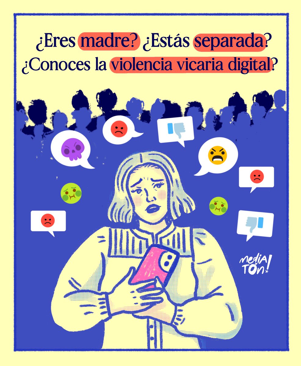 alharaca_sv's tweet image. #LaMediatón | La tecnología cambió la forma de agredir. ¿Cambiará también la forma de proteger?

La violencia vicaria digital no deja moretones visibles, pero sí miedo, aislamiento y una herida profunda: ver a lxs hijxs usadxs como arma para castigar a las mujeres.