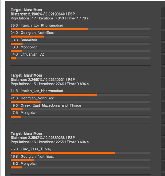 muratkaryan's tweet image. Playing around on Vahaduo again, haven&apos;t posted any mixed models in a while.

3-way, 4-way, and 5-way mixture models for myself and my mom.