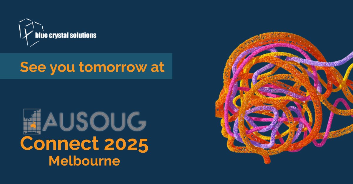 BlueCrystalSolu's tweet image. Tomorrow we join @AUSOUG Connect 2025 in Melbourne. A great chance to connect with the Oracle community and hear how others tackle database, cloud and modernisation challenges.

🔸Our Oracle partnership: ap1.hubs.ly/y0p_XH0

#OracleCommunity #DatabaseManagement