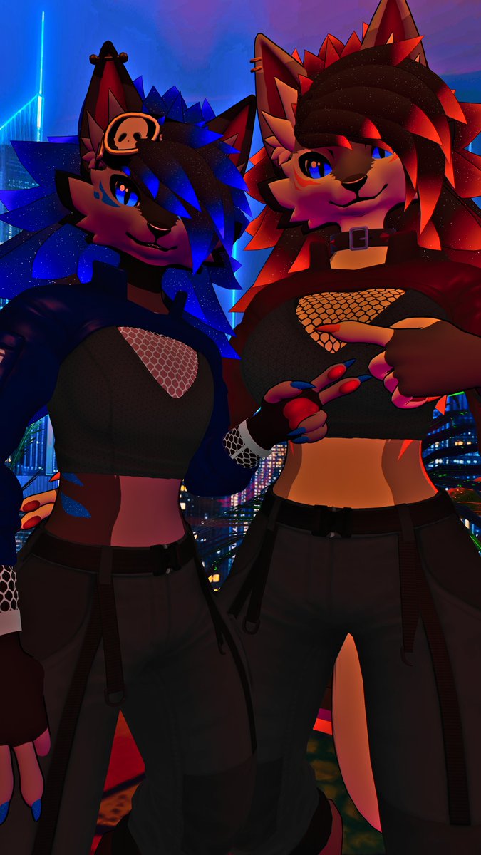 Oh hey look! Hi Mikey~

Finally got my boy Mikey made in VR as a NovaWolf~❤️