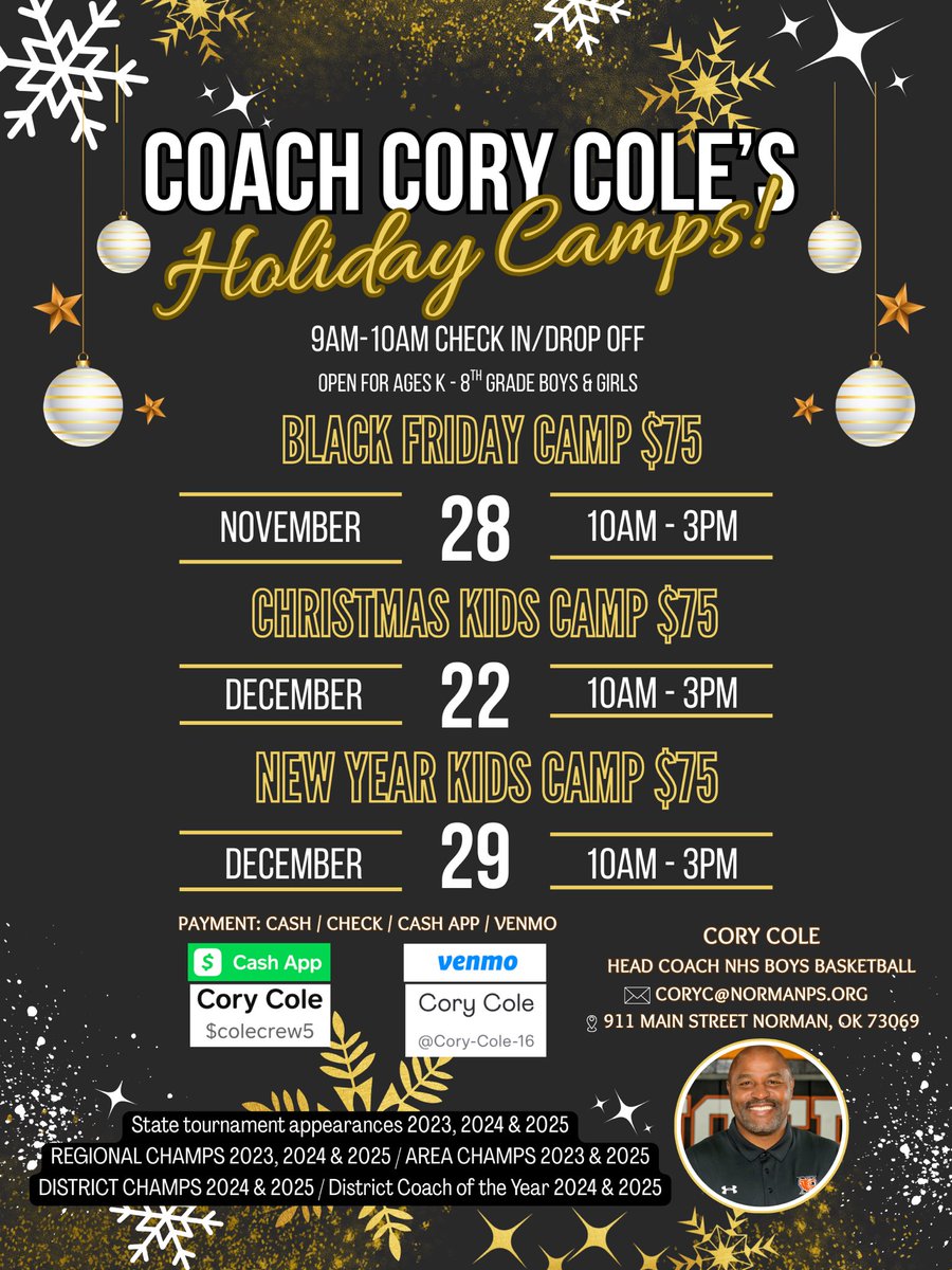 Black Friday Kids Camp!! ✅✅

See you at the gym. 🏀🏀