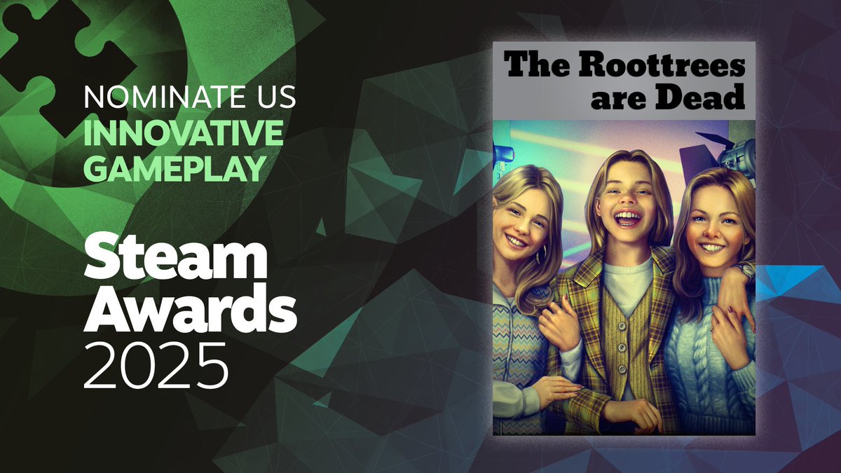 roottreesgame's tweet image. If you enjoyed The Roottrees are Dead, please consider nominating us for a Steam Award: store.steampowered.com/news/app/27543…