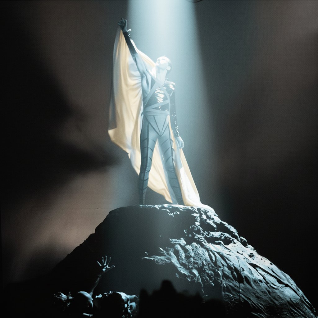 Unico, irreemplazable y el mejor de todos los tiempos. 
Hace 34 años Freddie Mercury se convertía en Dios.
#FreddieMercury