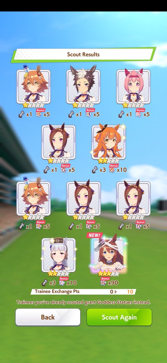 On my first ten-pull 😭 My Oshi came 🖐🗡