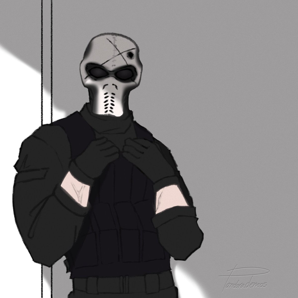 a couple of charlie sketches i managed to get in during that 2 hr meeting 😅

He looks and sounds so cool but his design makes my head swim I swear. I'll figure it out eventually, hmph!

+ pocket size version of him glazing 

[<a href="/CappedRP/">Capped</a> #NoPixel #GTARP ]