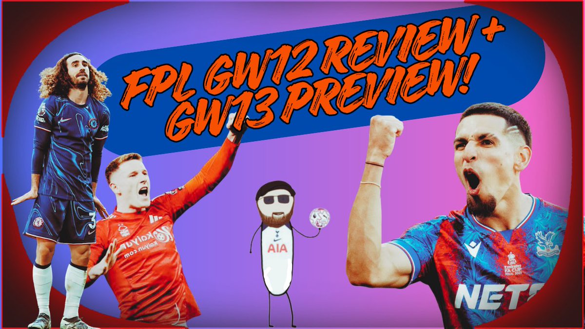 🔔 NEW 🎥 🔔 

👀 Join me for my #FPL GW12 review and GW13 preview! 👀 

- Transfers ✅ 
- Liverpool defensive assets🤨 
- Captaincy 🧢 

Enjoying the content? Drop a sub 🤝 
🔗 👇 
youtu.be/ge2SrKQolRw