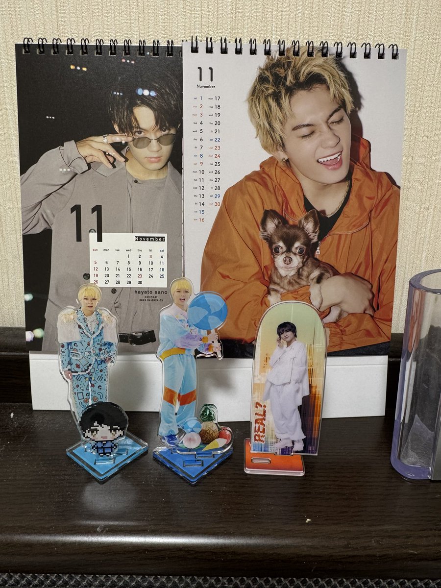 私の推しグッズが増えて嬉しいし地道にまた増やしていきたいな