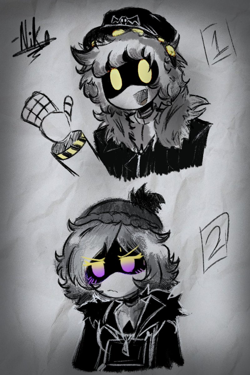 N and Uzi to get out of artblock :p 

tried using a bit of the swaggy <a href="/sol_1x1/">☀️ ∞ Messy</a> artstyle for that cuz its the swaggiest 

#murderdonesfanart #murderdrones #nuzi