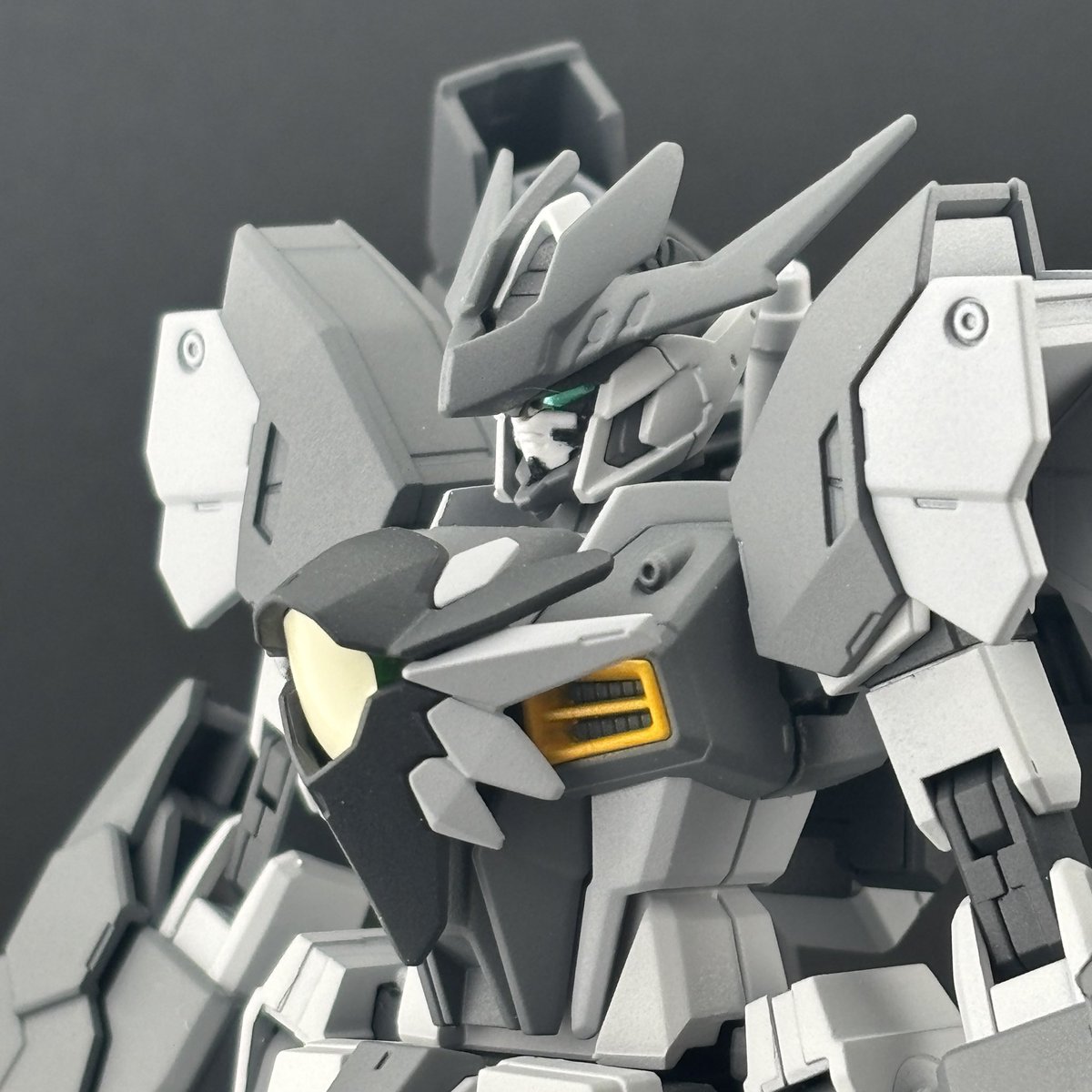 gunbre_nimo's tweet photo. ハイクオリティ・ガンプラスキャン、最高でした！いろんな機体をスキャンしたくなるので、常設してほしい！目はホイルシールだと沈んでしまうようなので、塗装か艶消しが良さそうですね。次に活かそう！
#ガンプラ
#ハイクオリティ・ガンプラスキャン https://t.co/r8aluh1ujL
