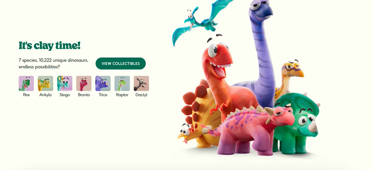 mselvakuma06's tweet image. 1/
🦖 Claynosaurz: The Animated Dino IP
Claynosaurz is a 3D-animated dinosaur IP and Web3 entertainment brand. It started as a 10,222 unique NFT collection on Solana, each dino full of personality, movement, and charm.
#Claynosaurz #XeetAI
2/
🎨 Art &amp;amp; Animation
Created by veteran…