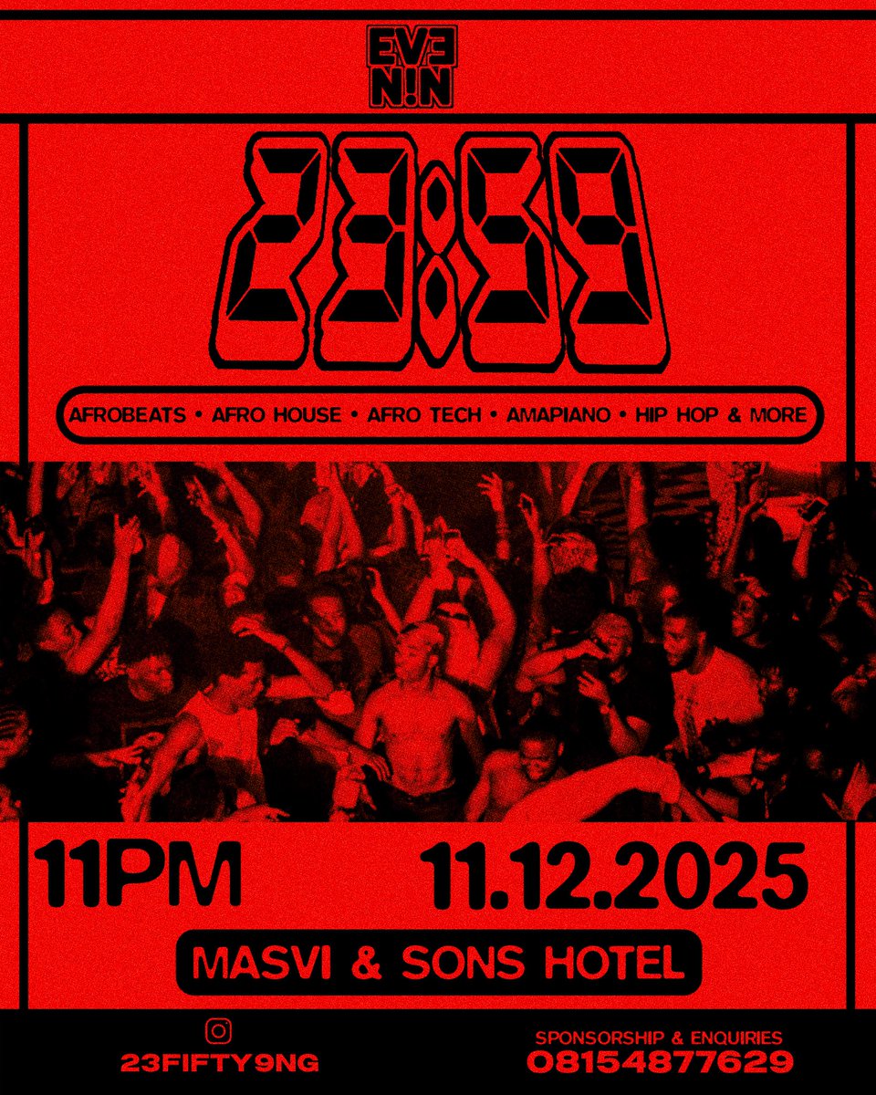 tobithecreatif's tweet image. Event Poster Art &amp;amp; Motion- 23:59
Design by: Tobii The Creatif
Client: Evenin!
Designer Role: Creative Direction + Poster  Design 
Design Style: Grunge Poster