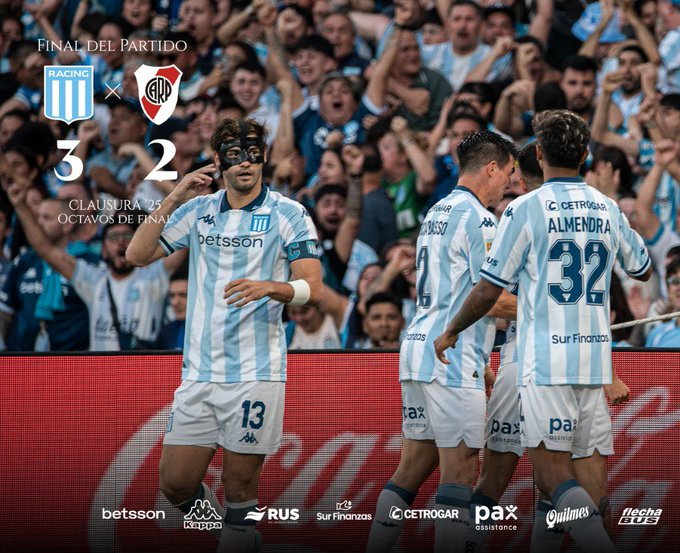 #Racing es el equipo que más veces eliminó en la historia a #River y a #Boca en el Fútbol Argentino (24 VECES MANO A MANO).

(14) veces a River
(10) veces a Boca

RACINGUEADA..