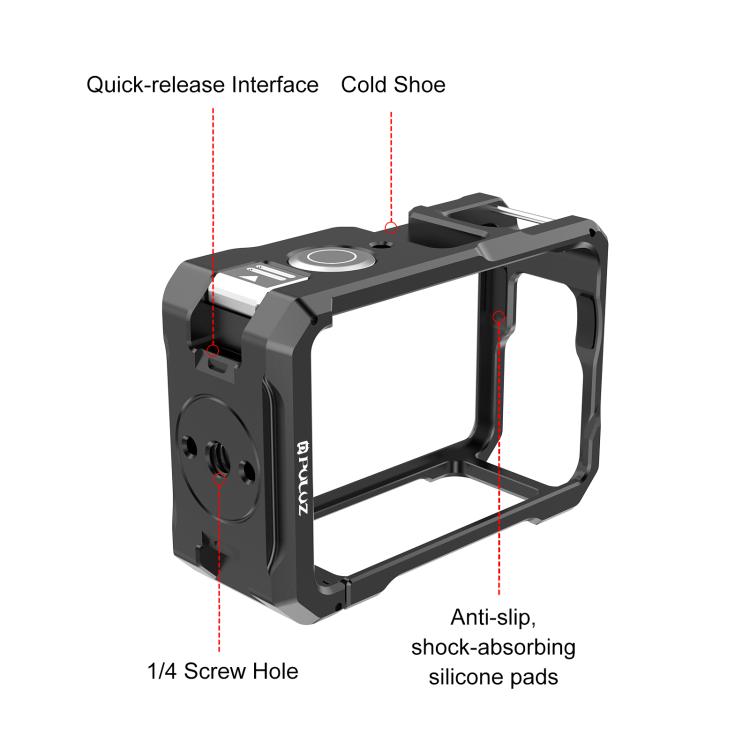 SunskyOnline's tweet image. 🔧 PULUZ Cage for DJI Osmo Action 6:
 
➤ Cold Shoe for Mic/Light
➤ Quick-Release Flip Cover
➤ Full Side Battery Access
➤ Horizontal &amp;amp; Vertical Shooting
 
👉bit.ly/4pqL4dh
#OsmoAction6 #CameraCage #VloggingSetup #FilmMakingGear