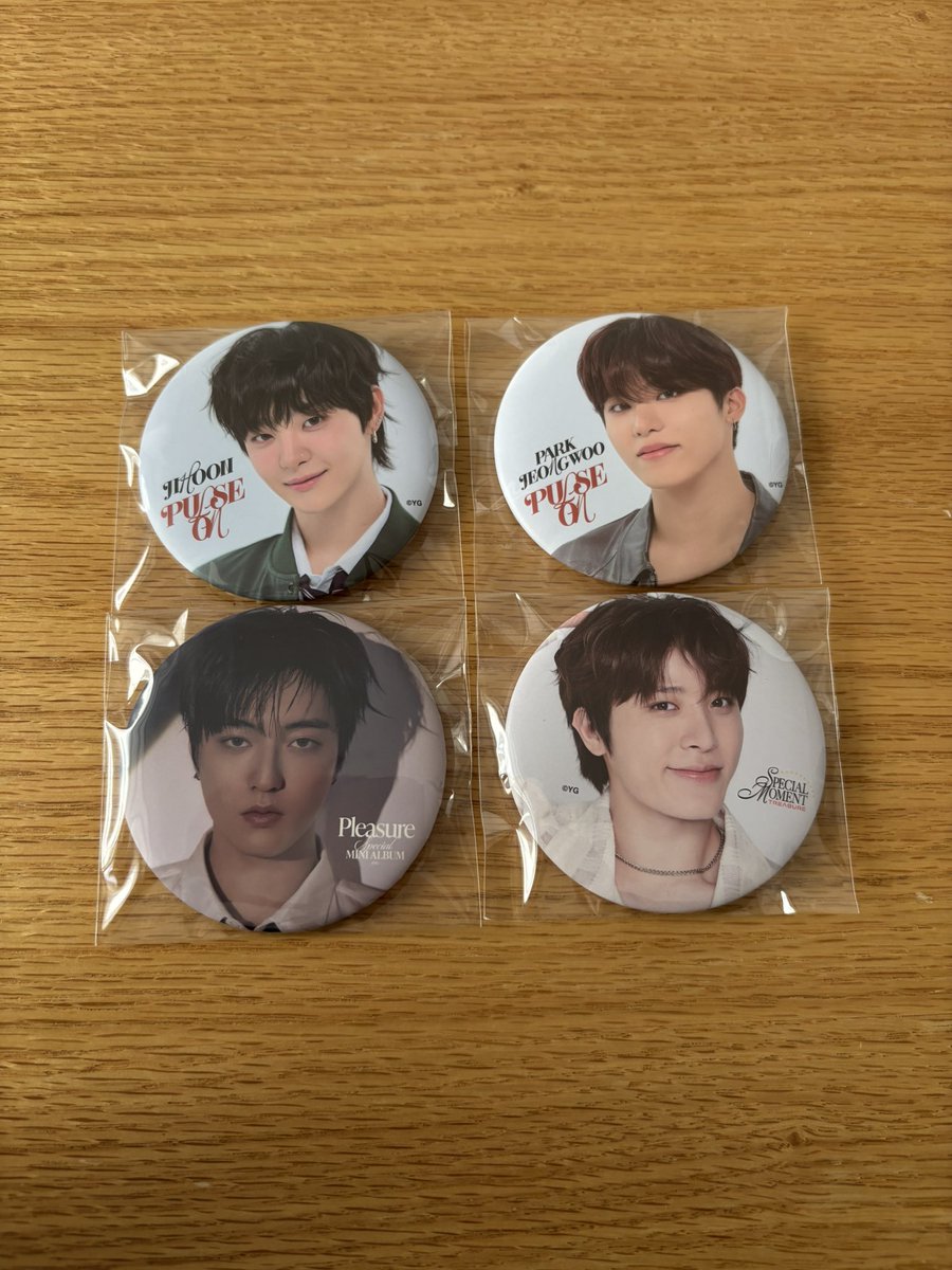 yugetu24's tweet image. TREASURE PULSEON ツアー ファンコン pleasure 缶バッジ 交換・譲渡
譲⇒ジフン,ハルト,ジョンウ,ジョンファン
求⇒ドヨン(友人用で🐯,🐨も検討◎)

☆同異種問いません
☆なんでも検討致します
☆PULSEONはなるべく同種希望
☆纏めての方優先
☆都内手渡し,郵送 可能

お気軽にお声掛けお願い致します