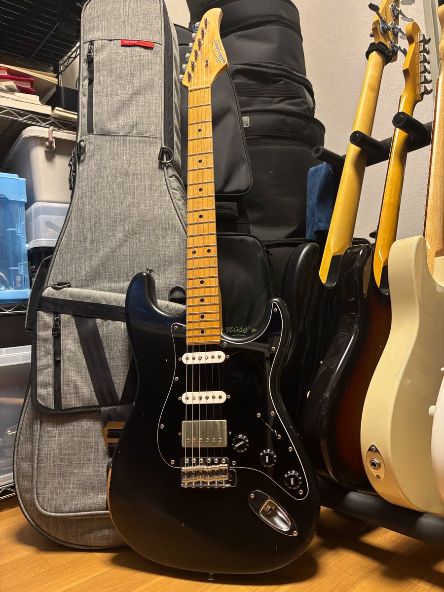 マジのガチでずっと欲しかったギター手に入れたカッコよすぎて感動