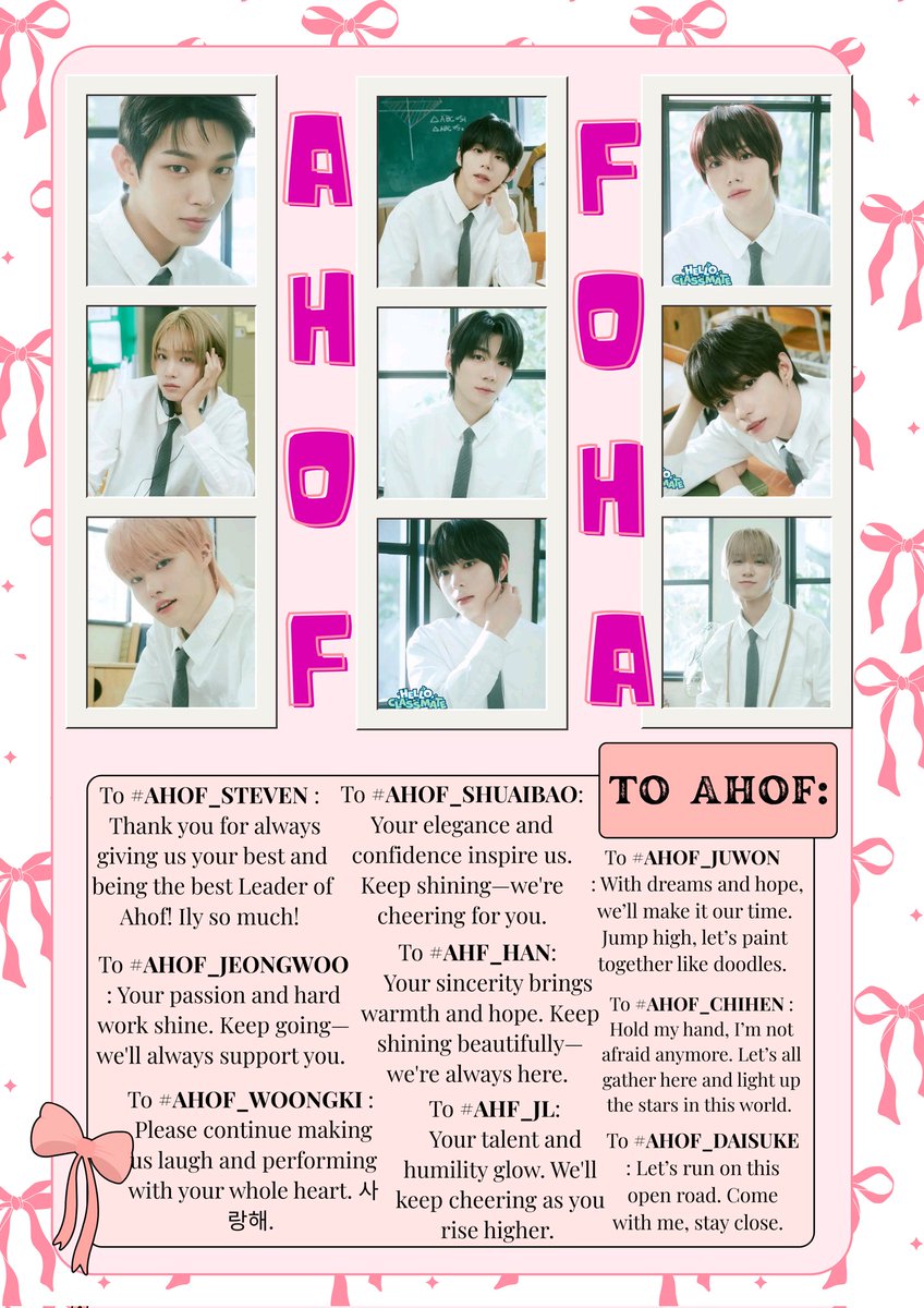 jushuaaaa18's tweet photo. @ah9pe_projects I'm sorry for the quality, hope I win. 🤞🥺🙂
WE LOVE YOU AHOF
FOHA STANDS STRONG WITH AHOF
FNF PROTECT YOUR ARTISTS
#FOHALoveIsStronger
#AH9PEProjects
#To_AHOF #AHOF_STEVEN #AHOF_JEONGWOO #AHOF_WOONGKI #AHOF_SHUAIBO #AHOF_HAN #AHOF_JL #AHOF_JUWON #AHOF_CHIHEN #AHOF_DAISUKE https://t.co/55EE0WBDjy