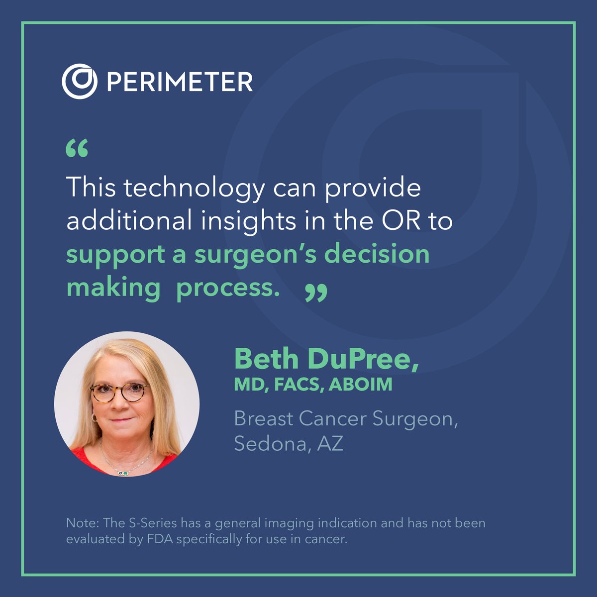 PerimeterMed's tweet image. @PerimeterMed is proud to partner with leading #healthcare providers and support more informed surgical decision-making through our commercially available S-Series #OCT technology.
