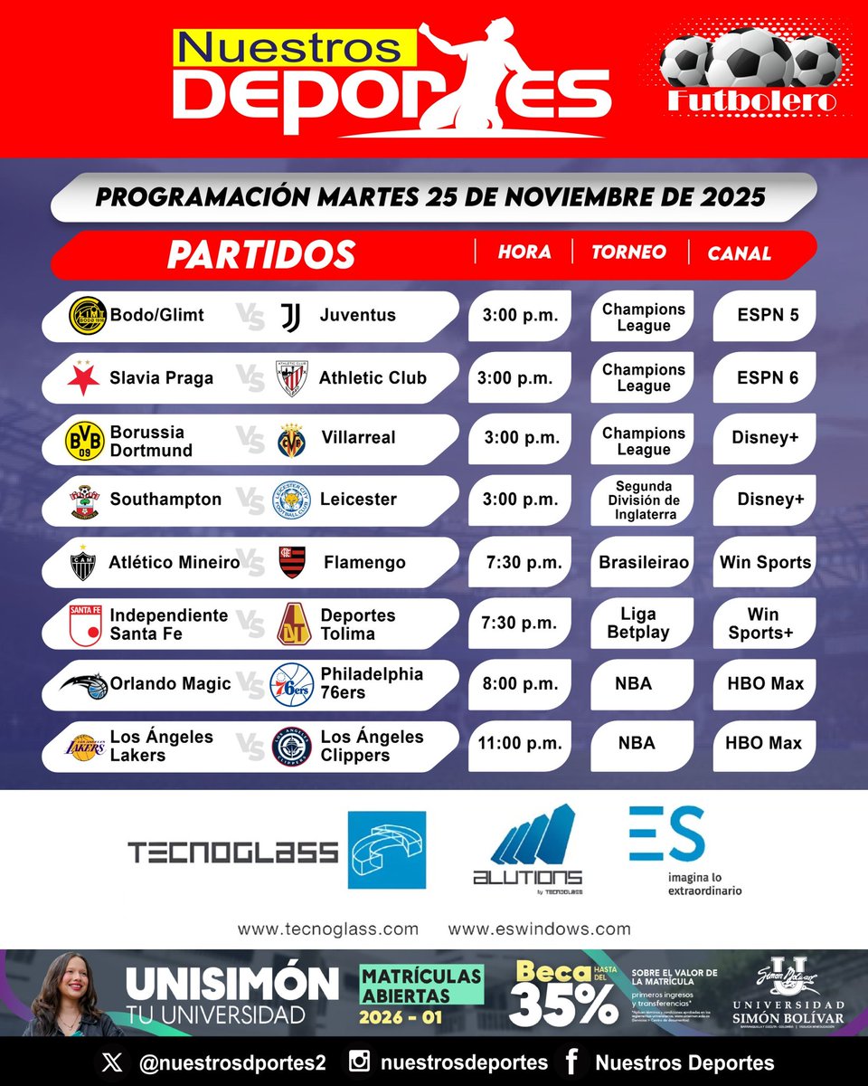 nuestrosdporte2's tweet image. #Programación deportiva del martes 

facebook.com/share/p/1BSuij…