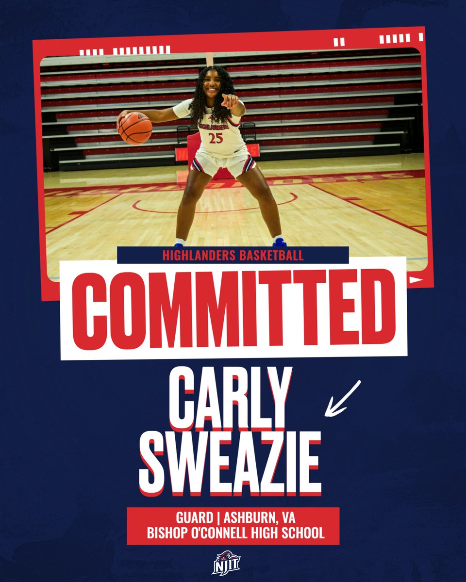 NJITWBB's tweet image. 𝐎𝐟𝐟𝐢𝐜𝐢𝐚𝐥𝐥𝐲 𝐚 𝐇𝐢𝐠𝐡𝐥𝐚𝐧𝐝𝐞𝐫‼️

Welcome to #HighlanderNation, Carly Sweazie.

#RollTech ⚔️