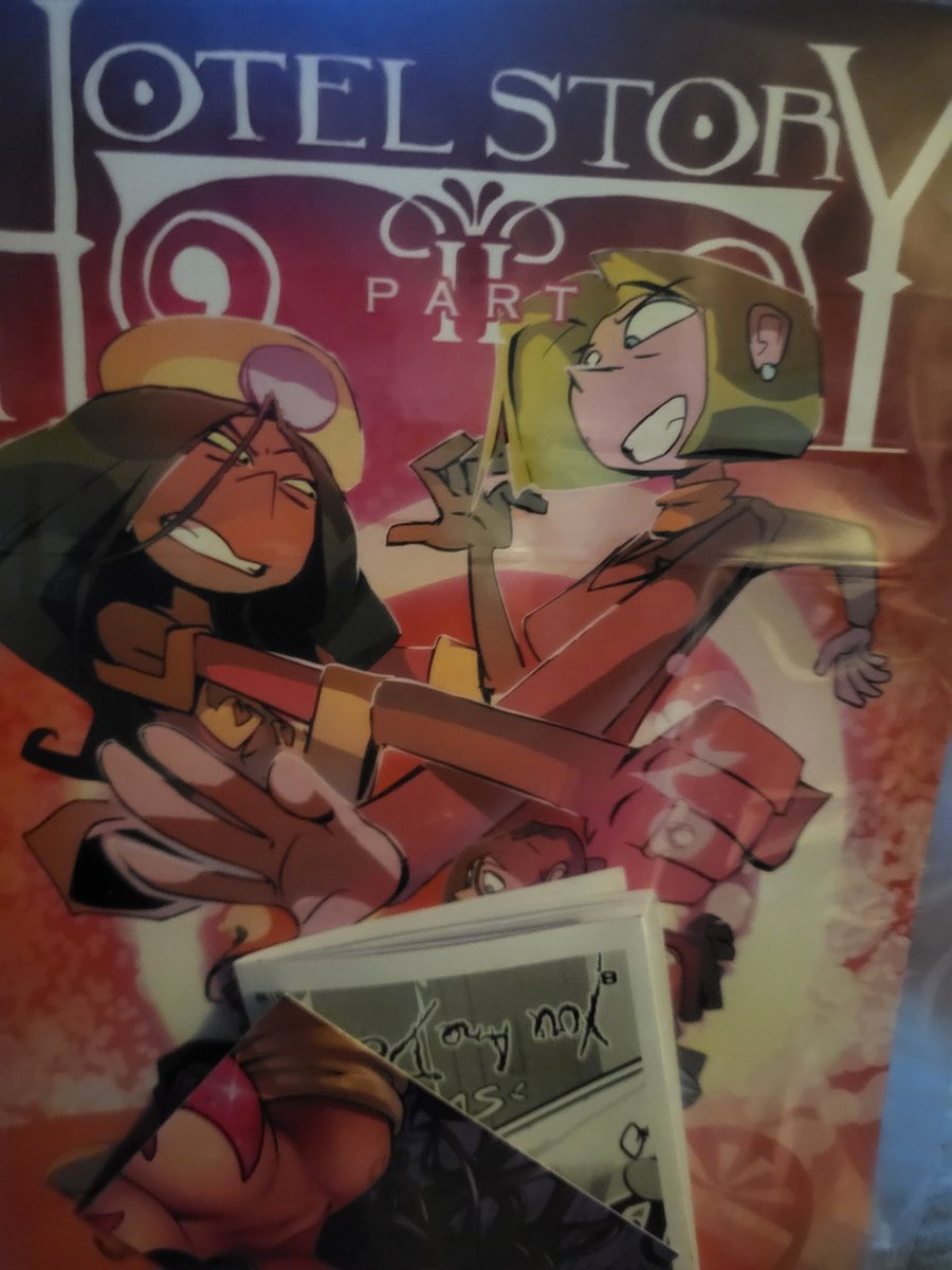 FaoCrenshaw's tweet image. Looks like there will be some CONTENT this weekend. It&apos;ll be a review stream but, instead of a movie, @StrangePages and I will be diving into Hotel Story, by @Plaster_Harris and @houzatosis.