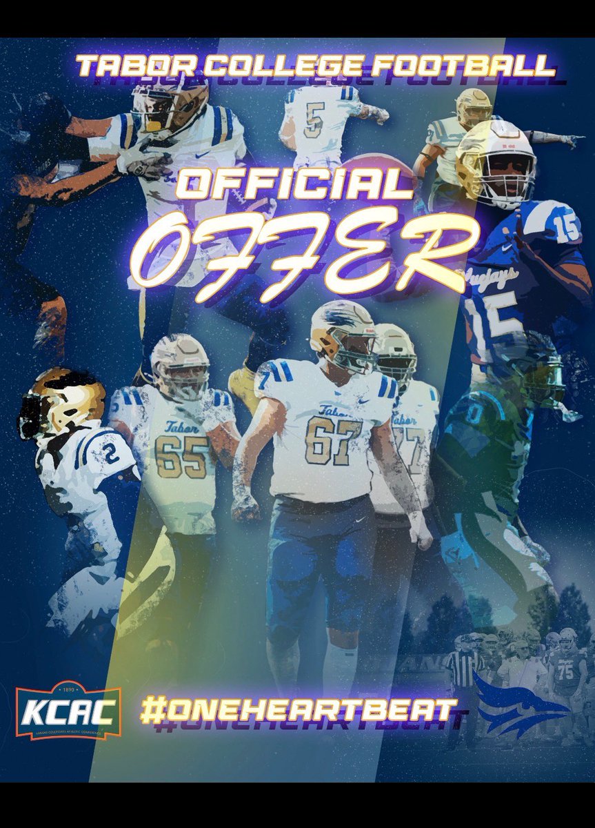 After a great conversation with <a href="/CoachJThompson9/">jojuan thompson</a> proud to announce I have received my second offer from <a href="/TaborCollege/">Tabor College</a> !! Thank you to the entire coaching staff for your belief in me as a player!@AlaBev_Hville1 <a href="/CoachWatson14/">Ronnie Watson</a> <a href="/CoachJonesWR/">Walter Jones III</a>