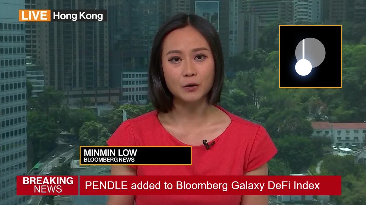 pendle_fi's tweet image. Pendle has been added to the Bloomberg Galaxy DEFI Index!

Genuinely grateful for this recognition from some of TradFi&apos;s most established benchmarks.

Another step toward bringing institutional attention to Pendle&apos;s fixed yield markets 🎉