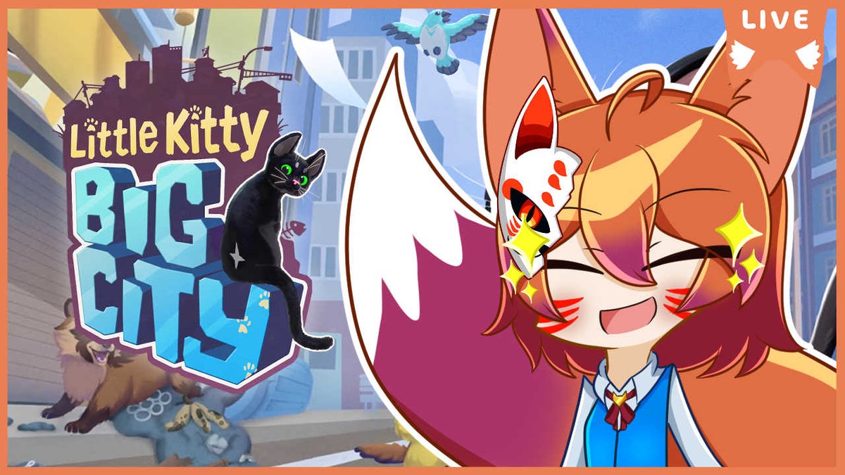 🦊🧧YA ESTAMOS EN VIVO🧧🦊
----------------------------------------------
Un pequeño gatito en una gran ciudad!
----------------------------------------------
🧧Link en mi bio🧧