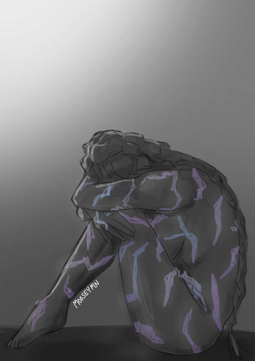 MN_Moosey's tweet image. Patterned beauty - a quick body study 

#KPOPDEMONHUNTERS #Rumi