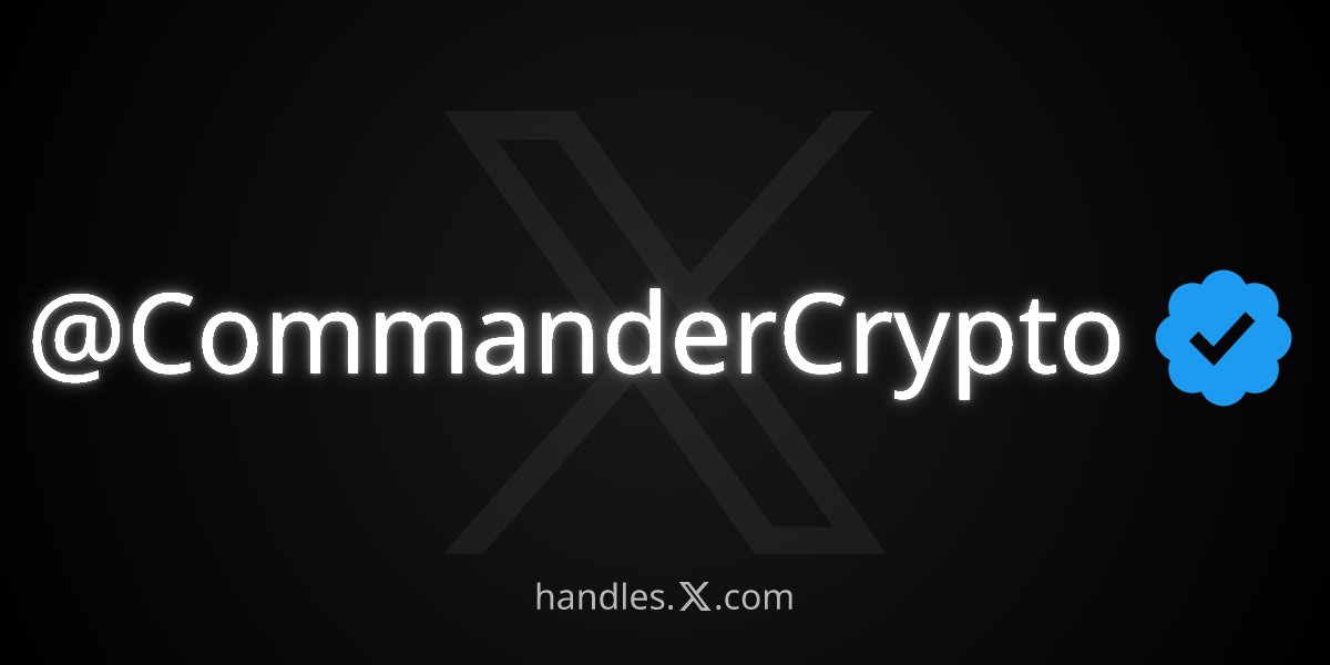 CommanderCrypto's tweet image. Shoutout to @XHandles for helping me secure the OG @CommanderCrypto Handle📢

After 9 years of being stuck with a zero at the end of my name, I finally got it. The process was insanely smooth🙌

If your handle contains numbers or underscores
visit handles.x.com.