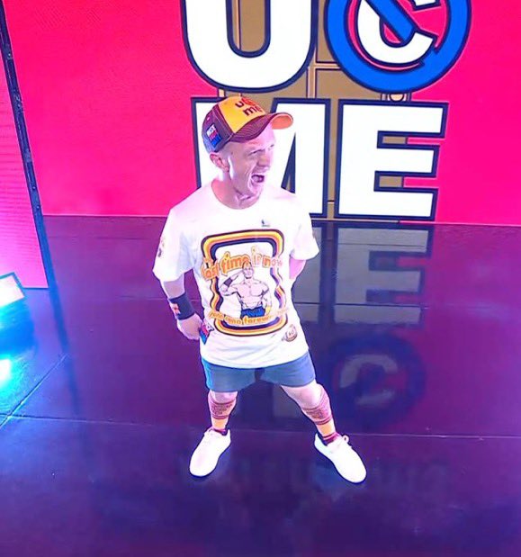 theanglejoey's tweet image. IT’S JOHN WEENA!😭😂 #WWERAW