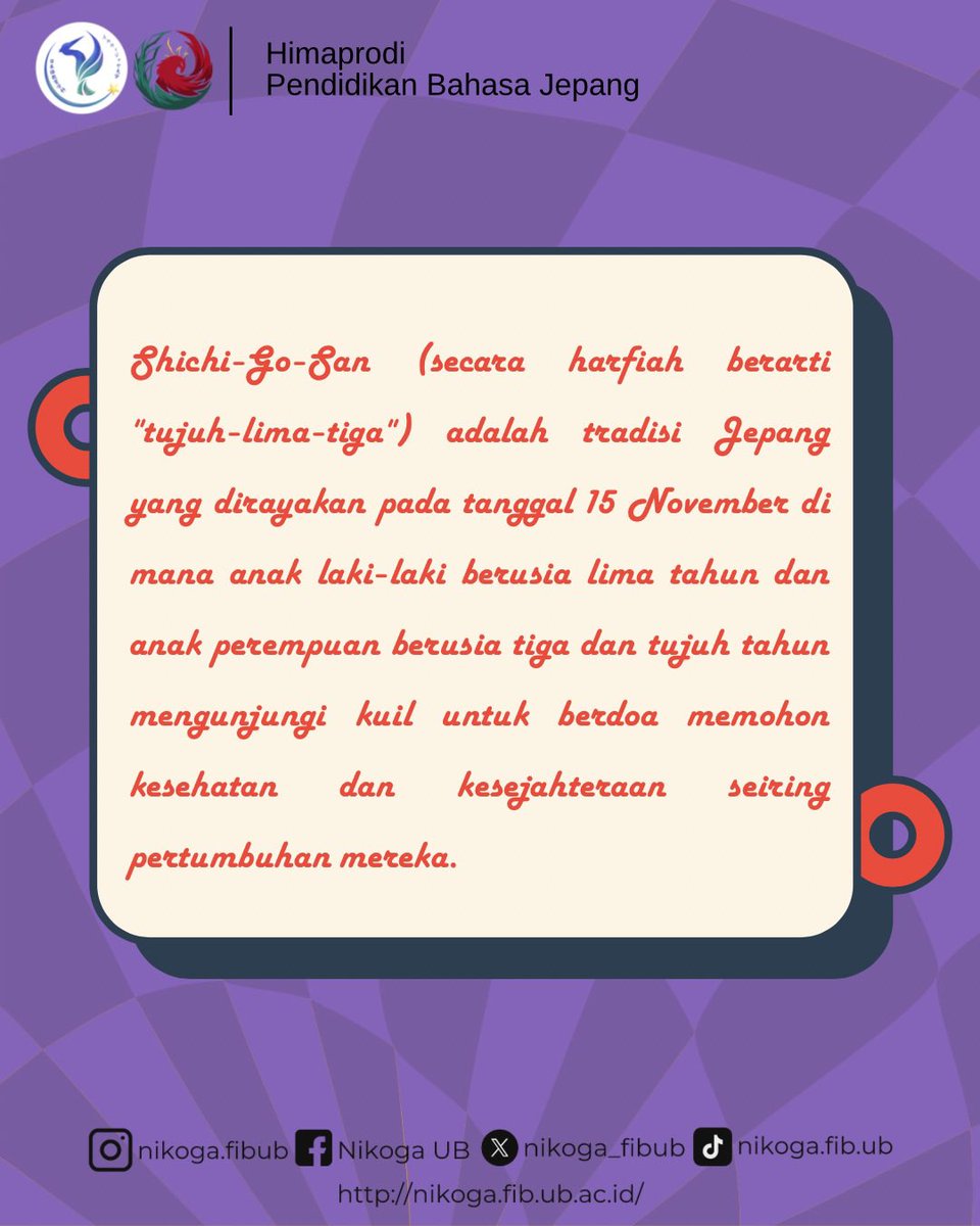 Pend. Bhs Jepang UB tweet media