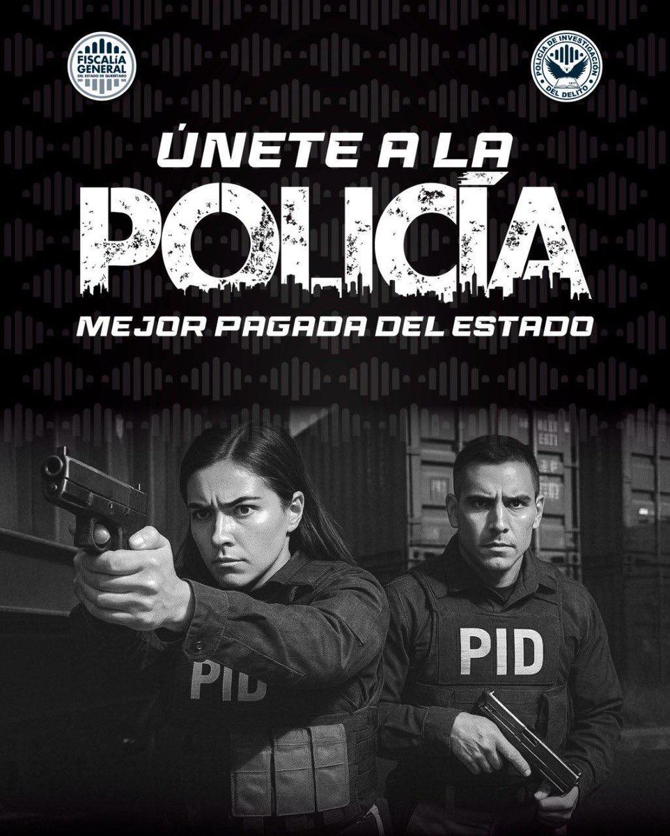 fiscaliaqro's tweet image. 🚔 ¡ÚNETE A LA POLICÍA MEJOR PAGADA DEL ESTADO!

Investigar, servir y escribir tu futuro.

Apúntate para ser parte de la nueva generación en TSU como Policía de Investigación 🎓

📋 Conoce los requisitos en la convocatoria: 👉 bit.ly/40BRZq2