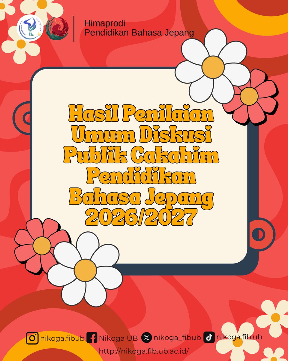 Pend. Bhs Jepang UB tweet media