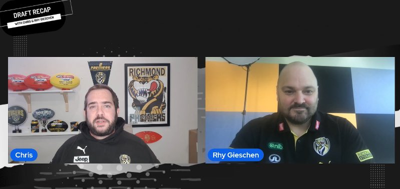 Tiger fans, you’re going to love this one.. 

Straight off the top Rhy is absolutely fantastic, so much was learnt during this! 

Video dropping hopefully today!