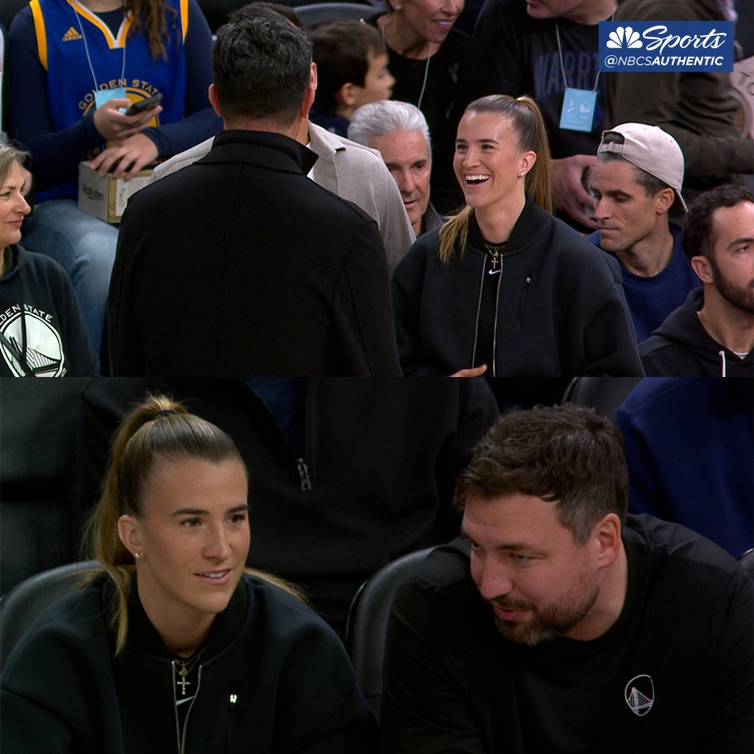 NBCSWarriors's tweet image. Sabrina Ionescu is at Chase Center tonight 👋

Her New York Liberty squad recently hired Warriors assistant Chris DeMarco to be their head coach