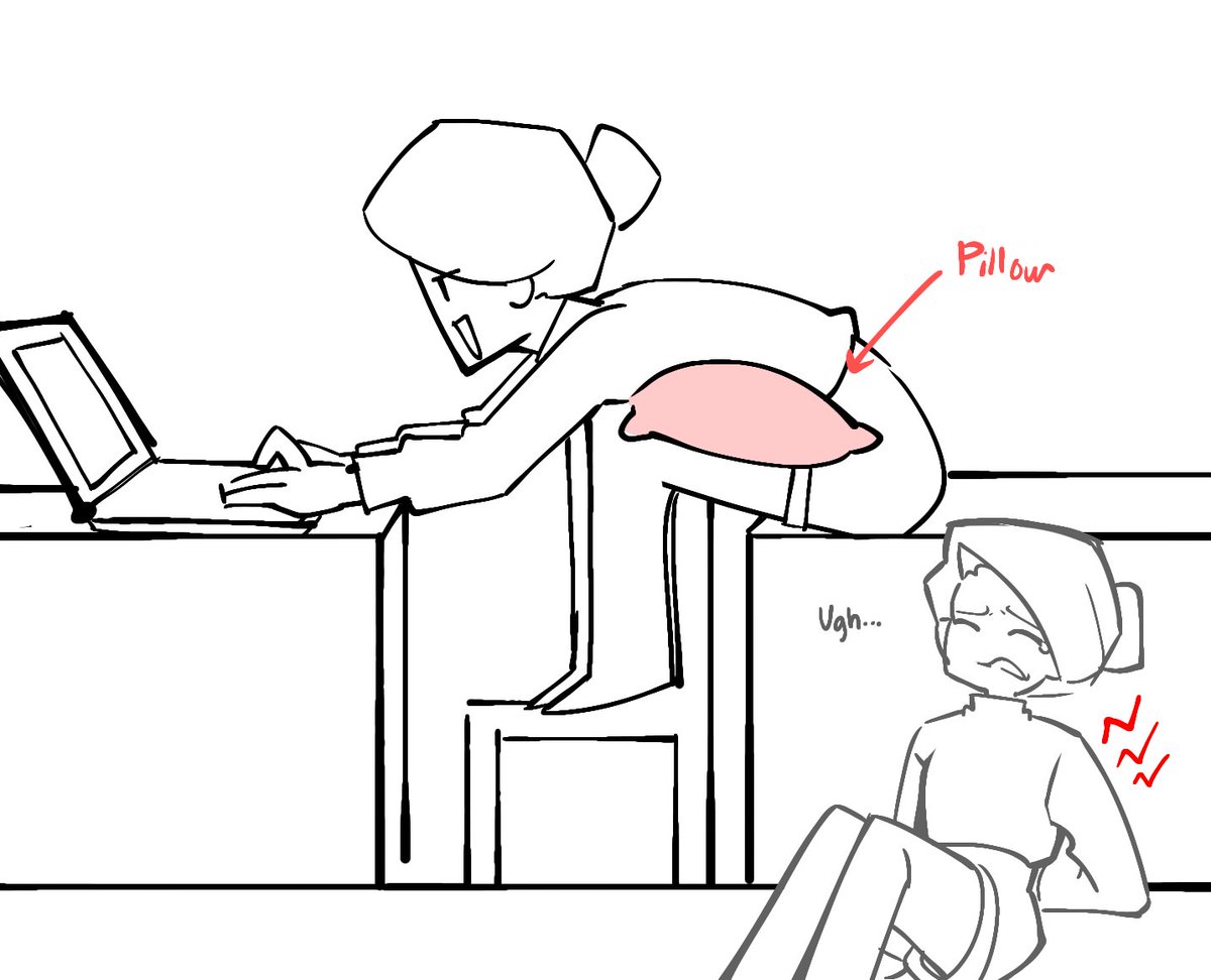 I need yall to know that this is my posture if I play games/draw

Worse than a shrimp pose possibly