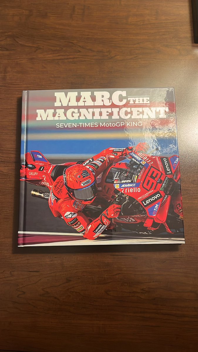 The <a href="/matoxley/">Mat Oxley</a> Marc Márquez biography is finally here! Already hooked and I’ve only read about 6 pages so far