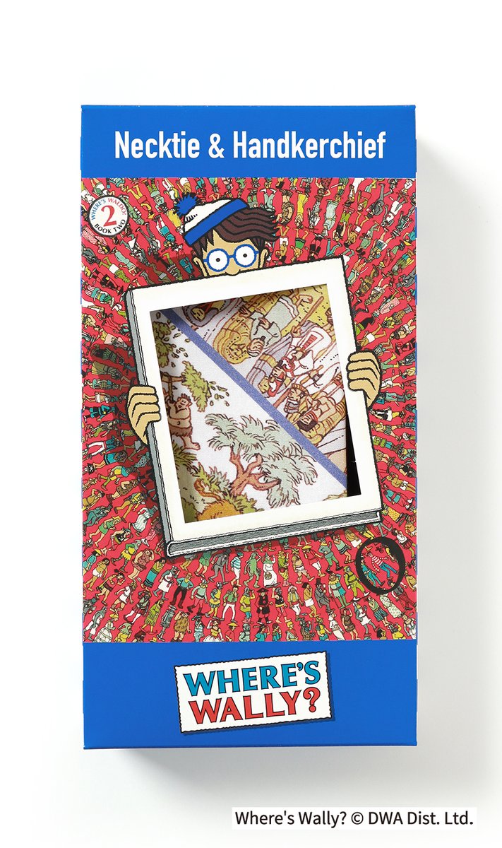 PRTIMES_FASHION's tweet image. ハンカチで「ウォーリーをさがせ！」　絵本の世界観を楽しめるウォーリーがプリントされたネクタイとハンカチのセ... prtimes.jp/main/html/rd/p…