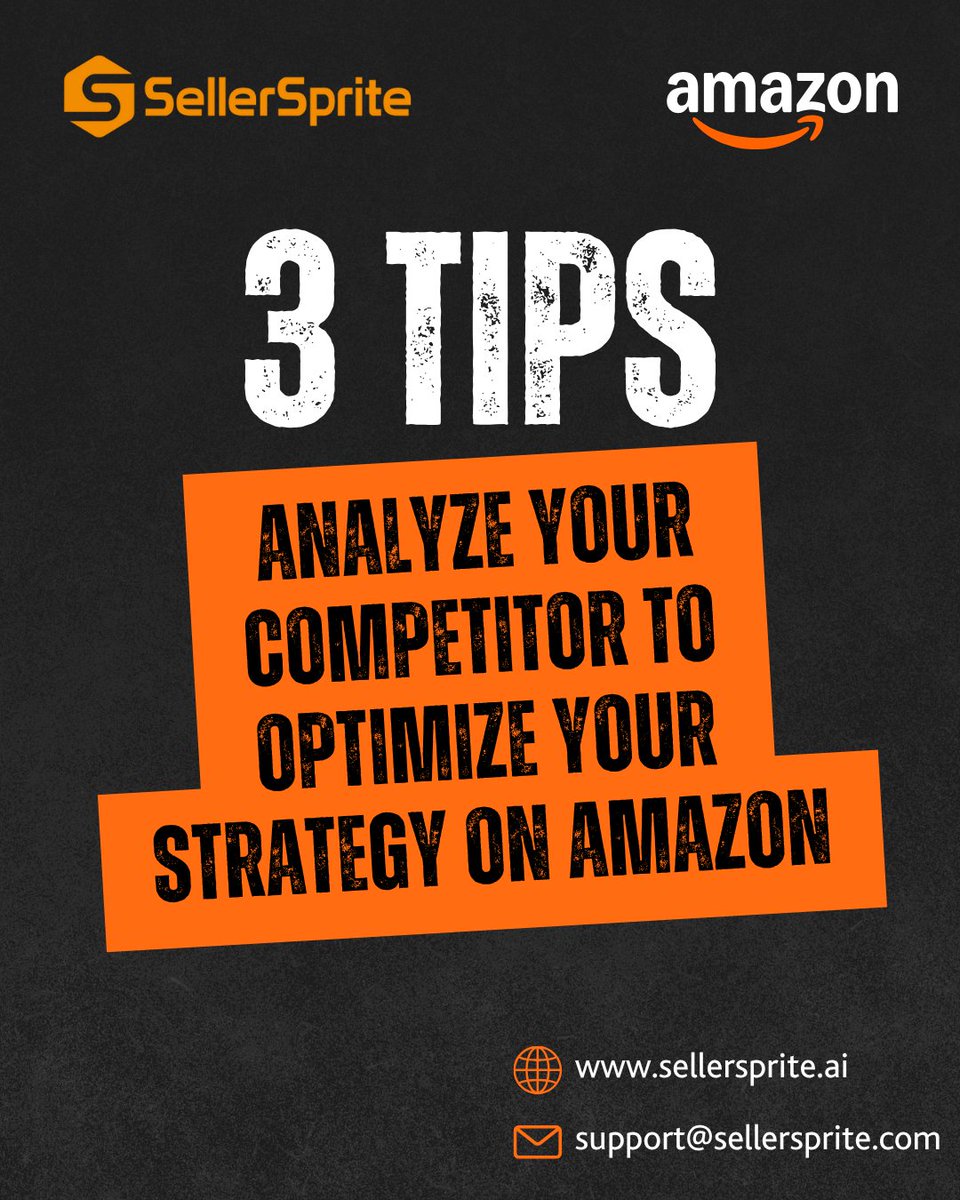 SellerSprite_EN's tweet image. Looking to stay ahead of your Amazon competitors? 
🚀Use Traffic Comparison to find missing keywords, track inventory with SellerSprite, and learn from competitor reviews. Gain insights to optimize your strategy! More tips in bio. #AmazonSeller #CompetitorAnalysis #sellersprite