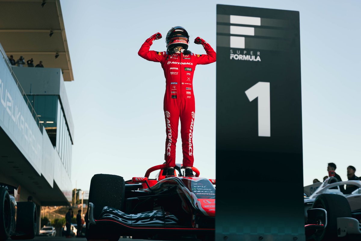 SUPER_FORMULA's tweet image. SUPER FORMULA Rd.11 SUZUKA
WINNER │ #SFormula

TEAM MUGEN 🇯🇵 @Tomoki_Nojiri
